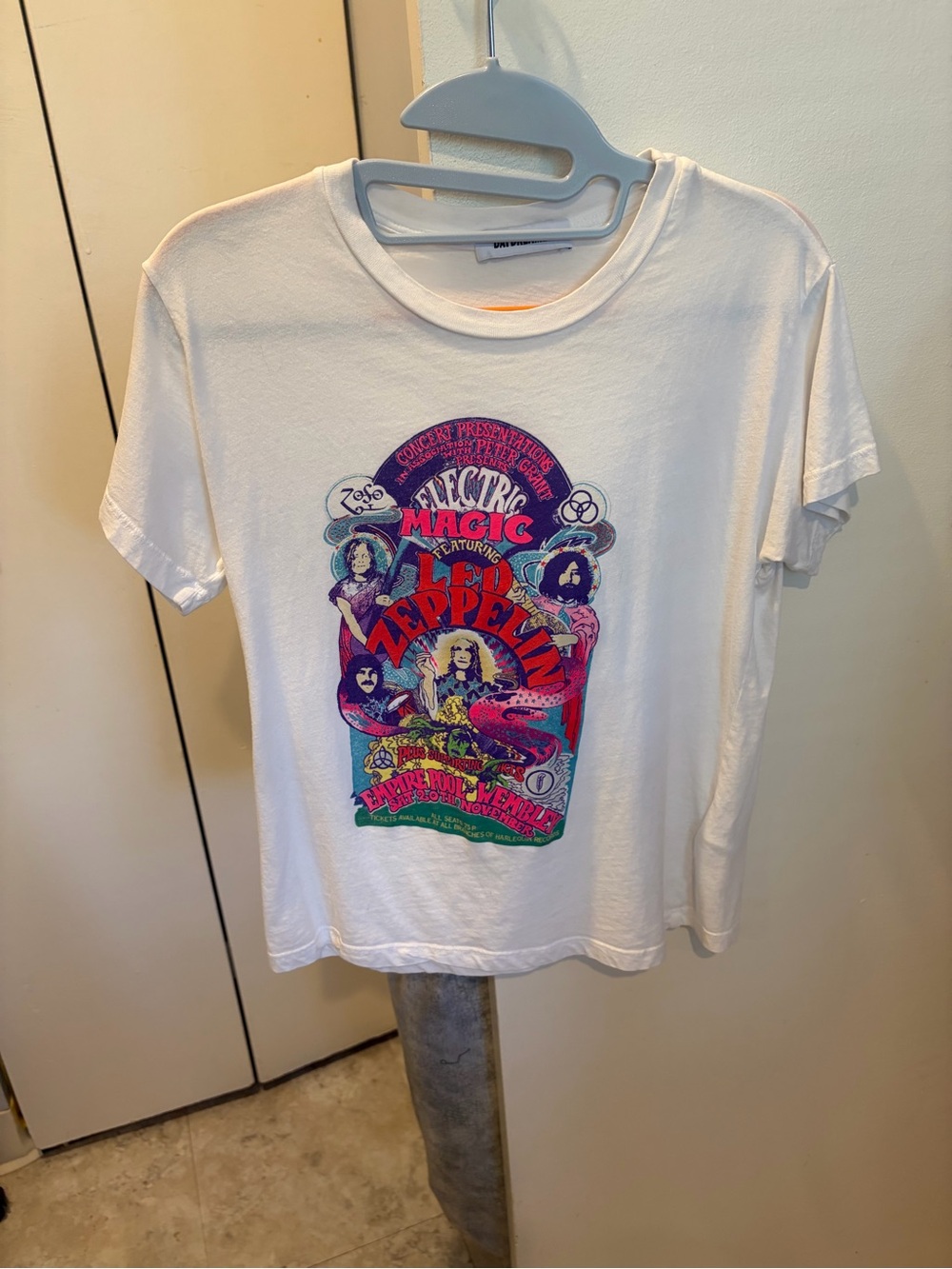 Daydreamer Led Zeppelin Electric Magic Tour Tee XS | Vintage Graphic Rock Tee